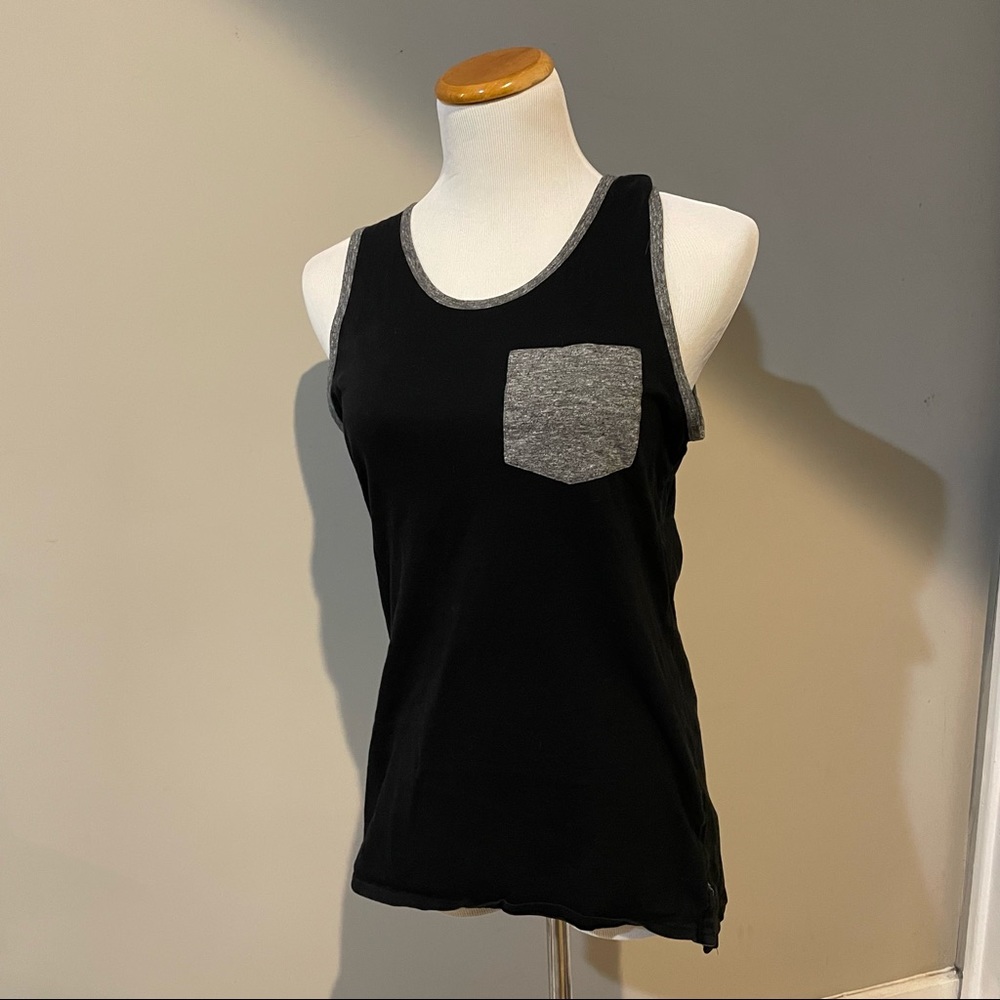 2 PACK — Black and grey MEN’S CUT tank tops